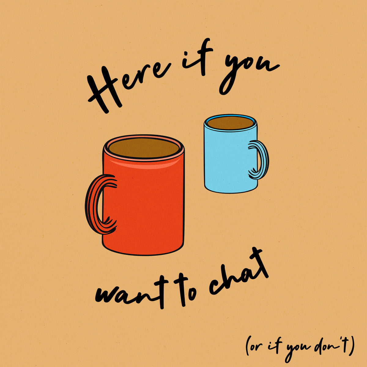 Here for a chat eCard