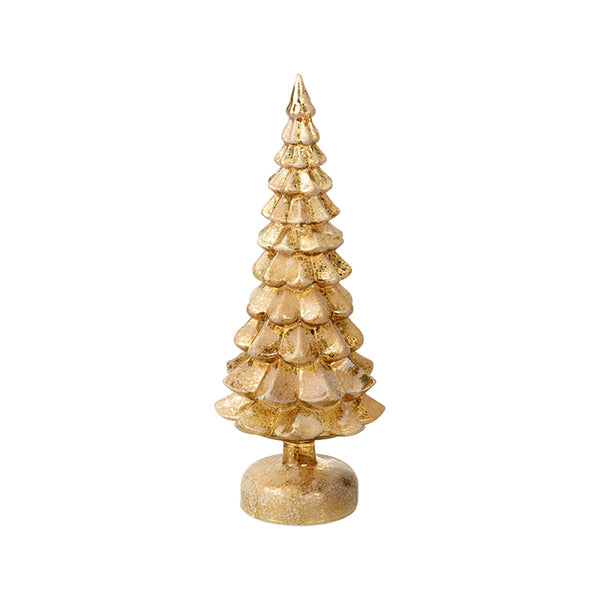 Glass Vintage Gold Tree Light