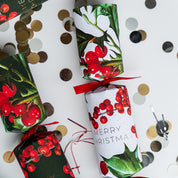 Holly Delux Christmas Crackers (6 pcs)