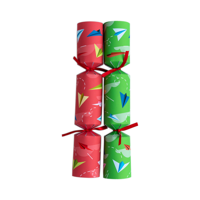 Paperplane Christmas Crackers (6 pcs)