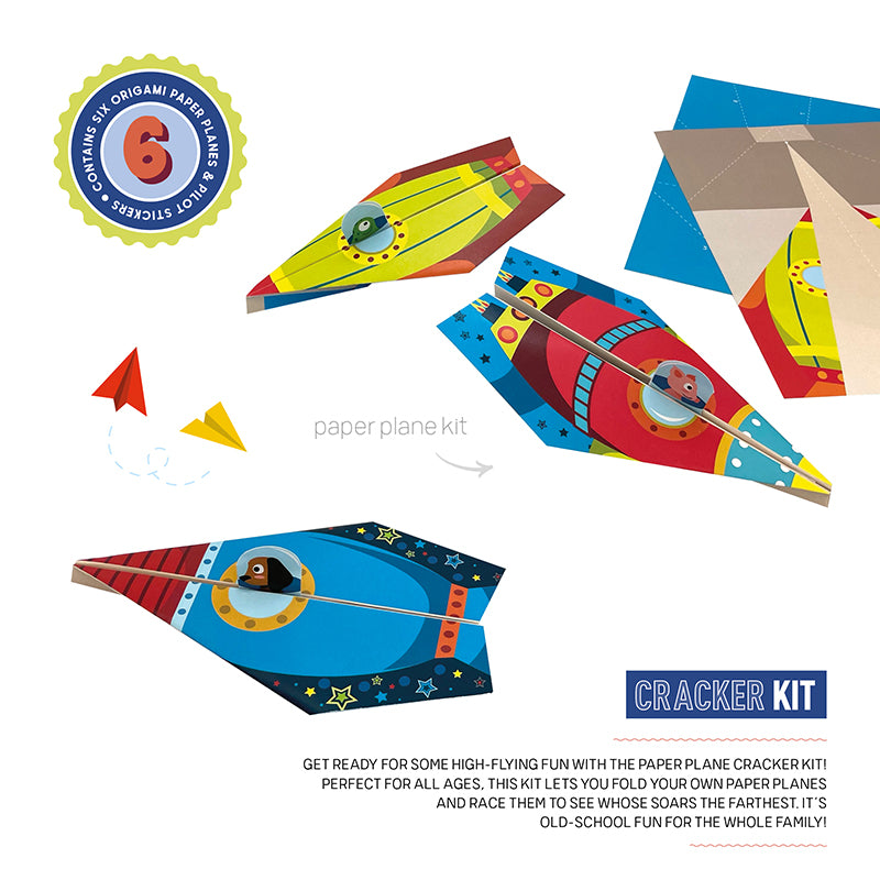 Paperplane Christmas Crackers (6 pcs)