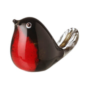 Glass Robin Decoration