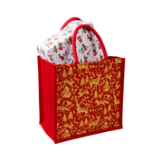 Folk Woodland Jute Bag (Medium)