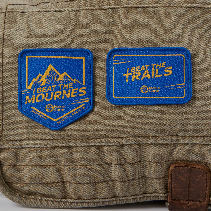 Beat the Trails Woven Patch - Mountains of Mournes