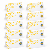 Marie Curie Wedding Favours with Logo Pins (pack of 10)
