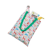 Recycled Cotton Shopper- Folk Woodland - multi colour