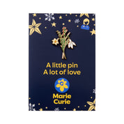 Snowdrop & Berries Marie Curie Pin