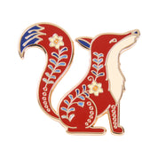 Folk Fox Marie Curie Pin