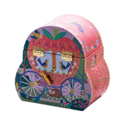 Fairytale Carriage Musical Jewellery Box (plays teddybears picnic)