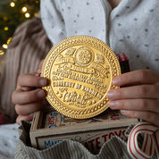Chocolate Kindness Coin - giant chocolate coin with a message of goodwill