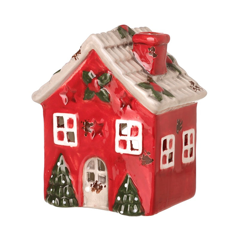 Red House Tea Light Holder