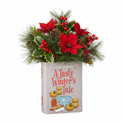 Winter Tale Cookbook Vase