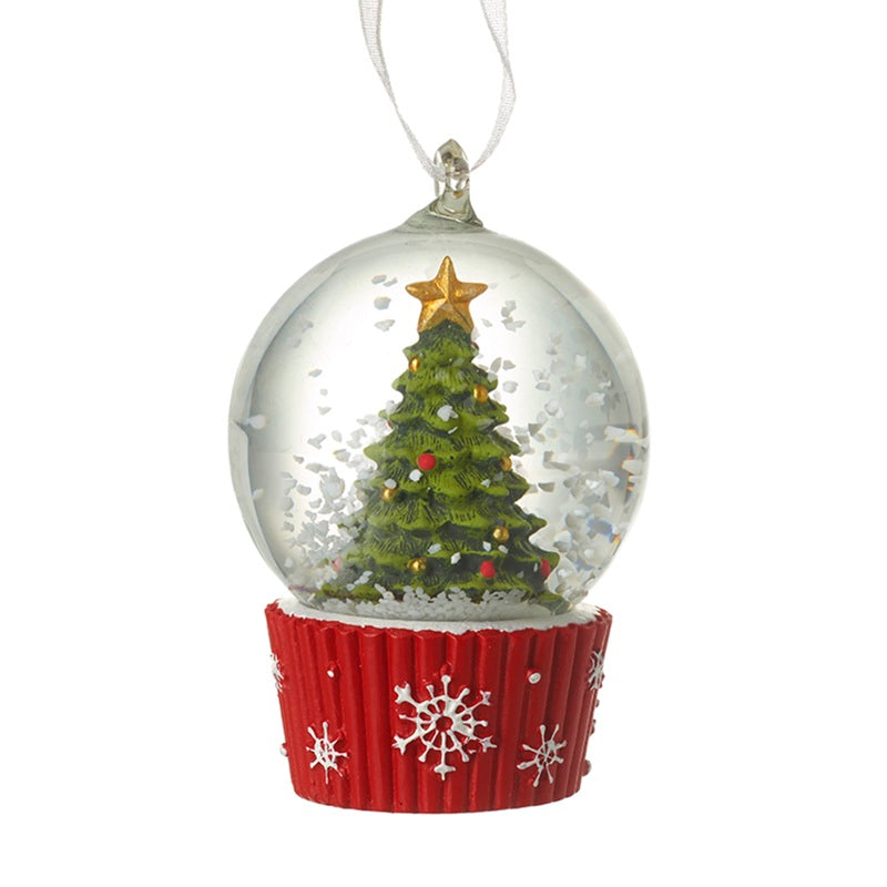 Christmas Tree Snowglobe Bauble