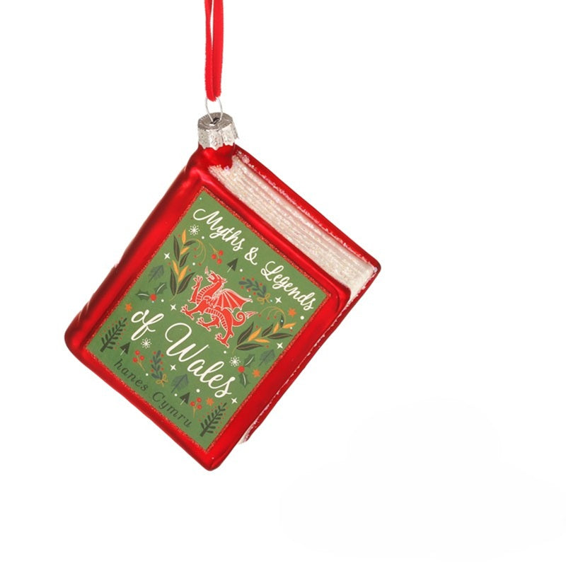 Welsh Fairytales Book Tree Decoration