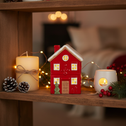 Porcelain Red Light Up House