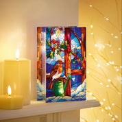 Robin Stained Glass Light