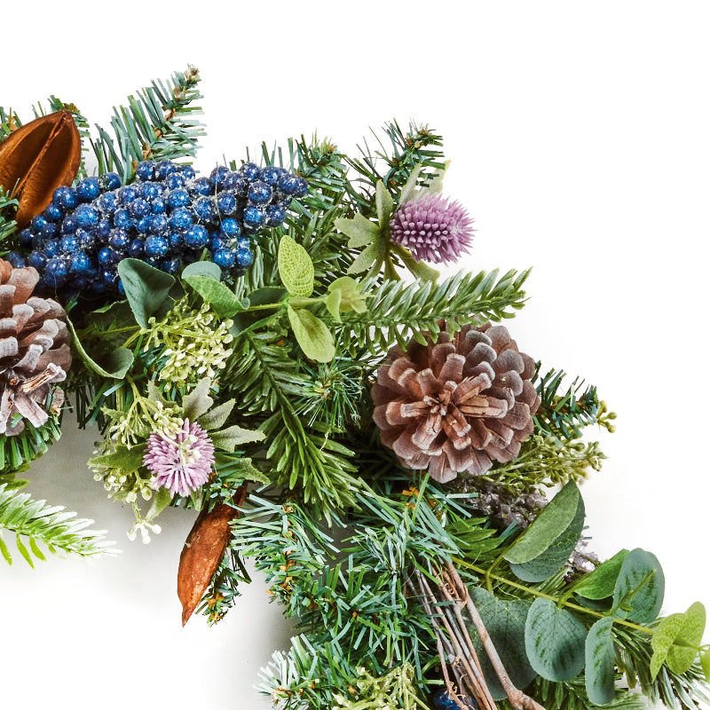 Eucalyptus & Thistle Door Wreath