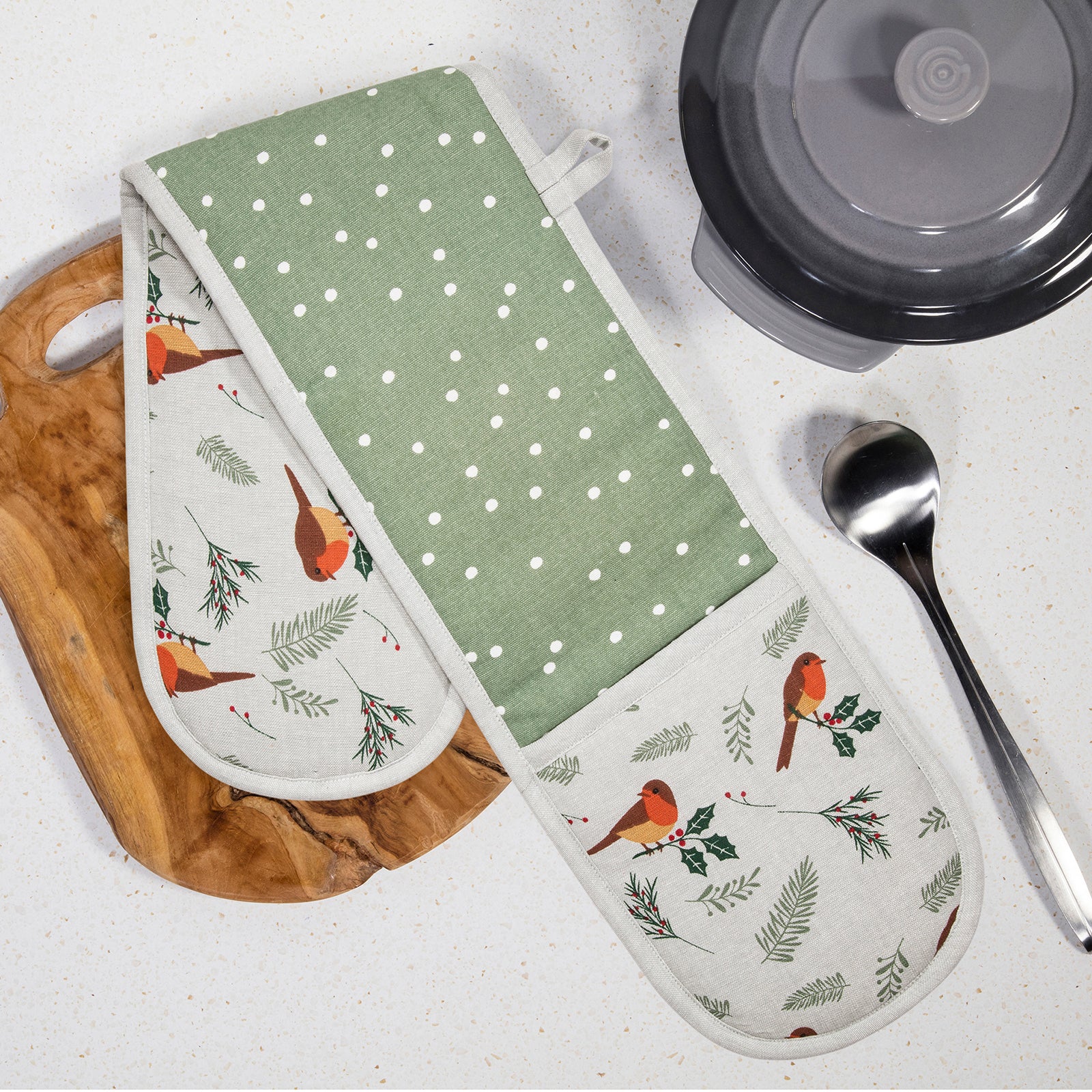Robin & Spot Double Oven Glove