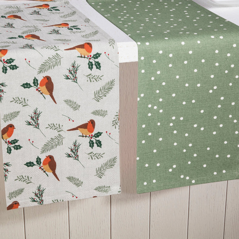 Robin & Spot Reversable Table Runner