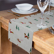 Christmas Dog Table Runner