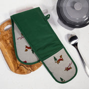 Christmas Dog Double Oven Glove