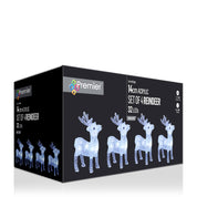 Reindeer Outdoor Lights - Set of 4