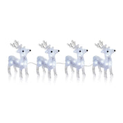 Reindeer Outdoor Lights - Set of 4