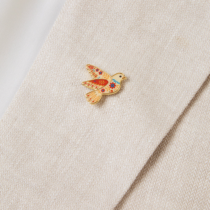 Dove Pin Wedding Favour - Pack of 10