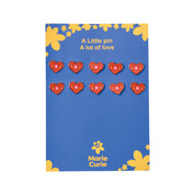 Heart Pin Wedding Favour - Pack of 10