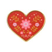 Heart Pin Wedding Favour - Pack of 10
