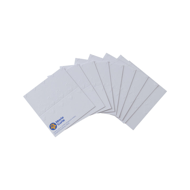 Art Deco Embossed Place Cards - Pack of 10