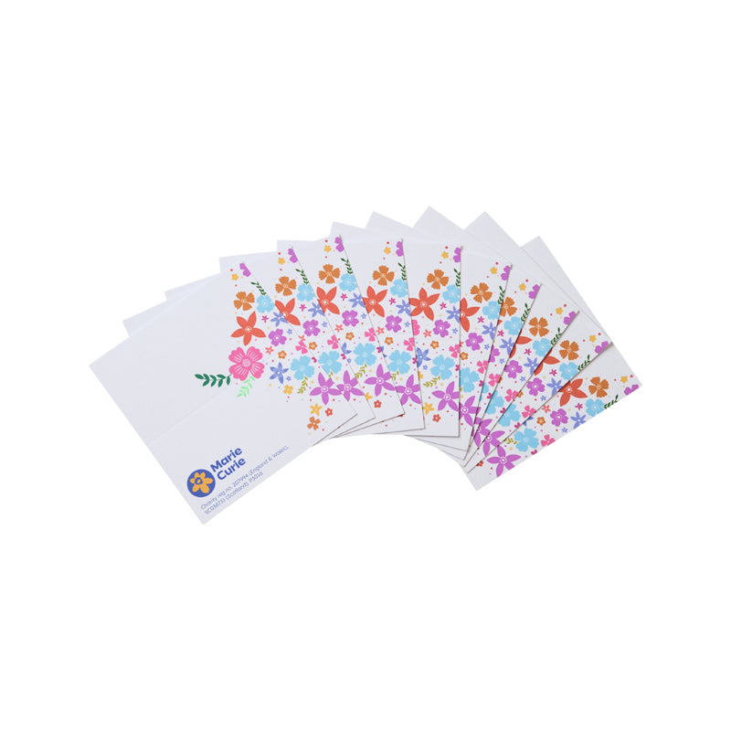 Floral Colour Place Cards - Pack of  10