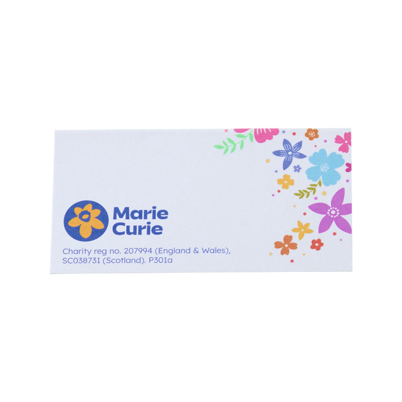 Floral Colour Place Cards - Pack of  10