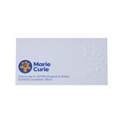 Floral Embossed Place Cards - Pack of 10
