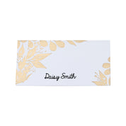 Foliage Gold Foil Place Cards - Pack of 10