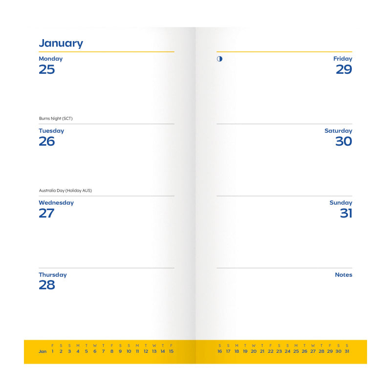 2027 Marie Curie 'Thread of Love' Slim Diary