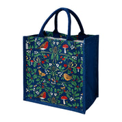 Robin Print Jute Bag