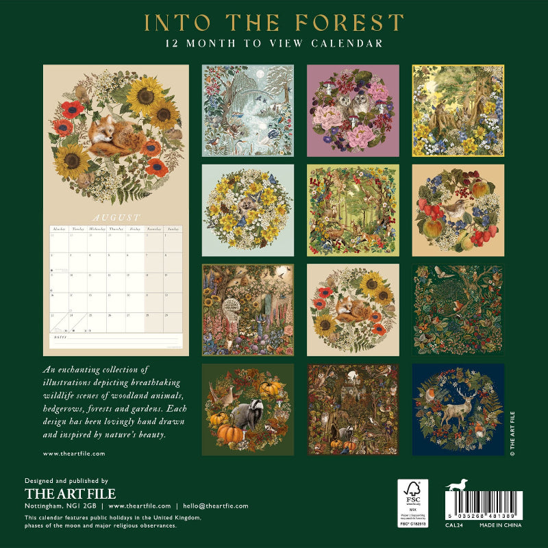Into the Forest 2027 Calendar