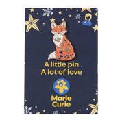 Marie Curie Winter Fox Pin