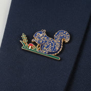 Marie Curie Woodland Squirel Pin