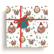 Festive Highland Friends Wrap and Tags
