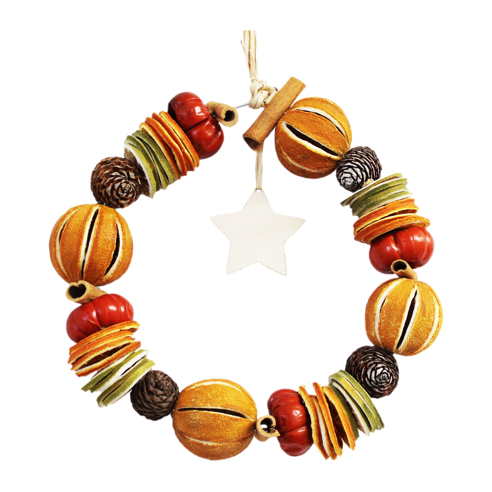 Orange Circle with Star