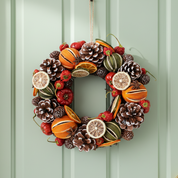 Fruit & Twig Cone Circle Wreath
