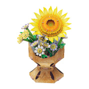 Sunflower Flower Bouquet 3D Puzzle
