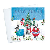 Wooly Greetings Christmas Cards - 10 Pack