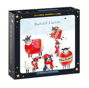 Welsh Christmas sheep Christmas Cards - 10 Pack