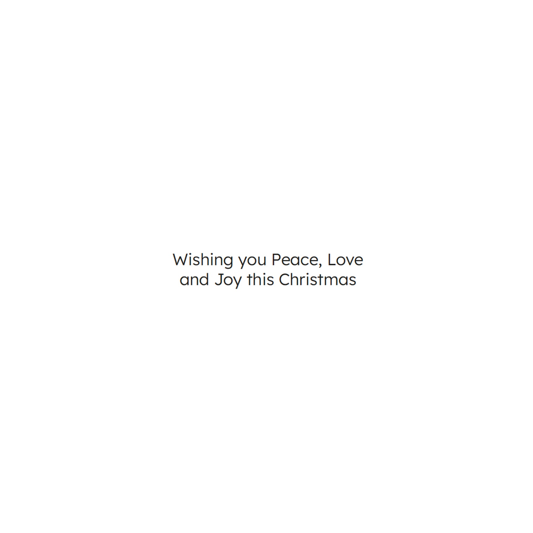Peace Christmas Cards - 10 Pack