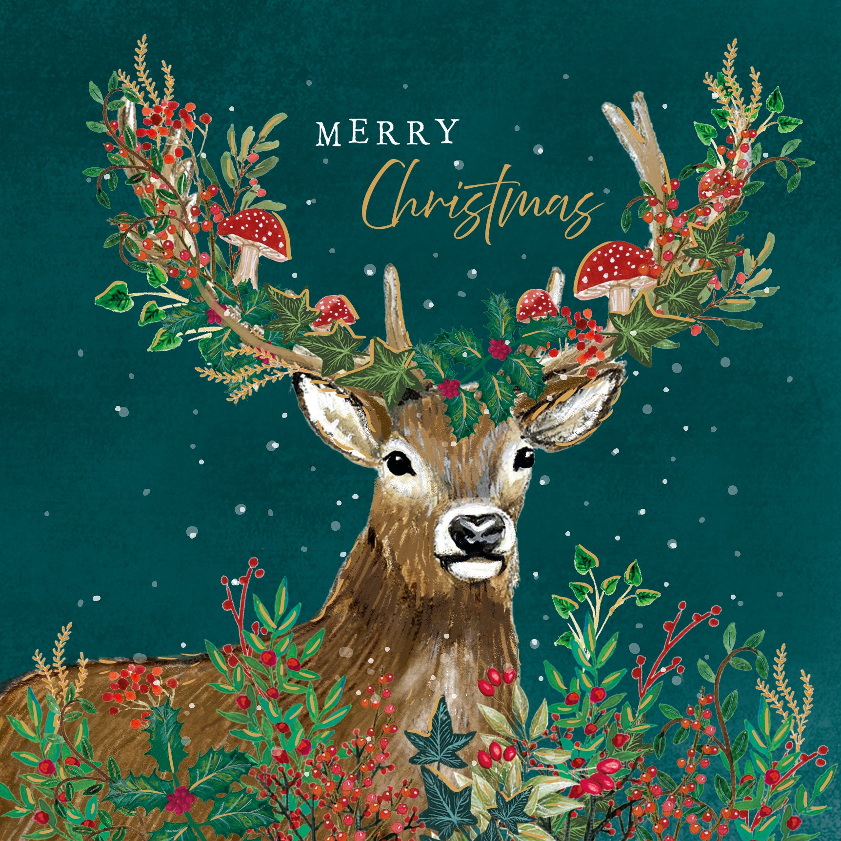 Forest stag Christmas Cards - 10 Pack