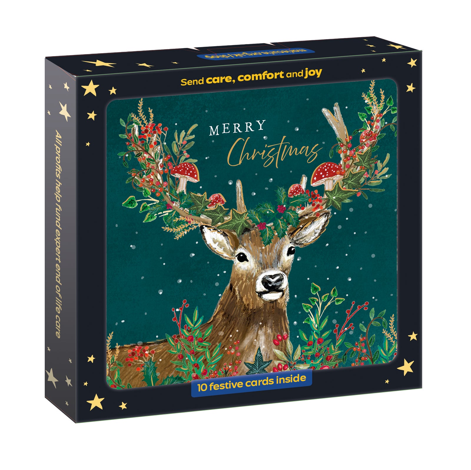 Forest stag Christmas Cards - 10 Pack