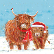 Highland Cows Christmas Cards - 10 Pack